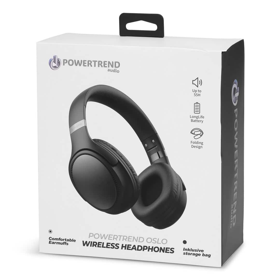 POWERTREND OSLO HEADSET - BLACK - Billede 2