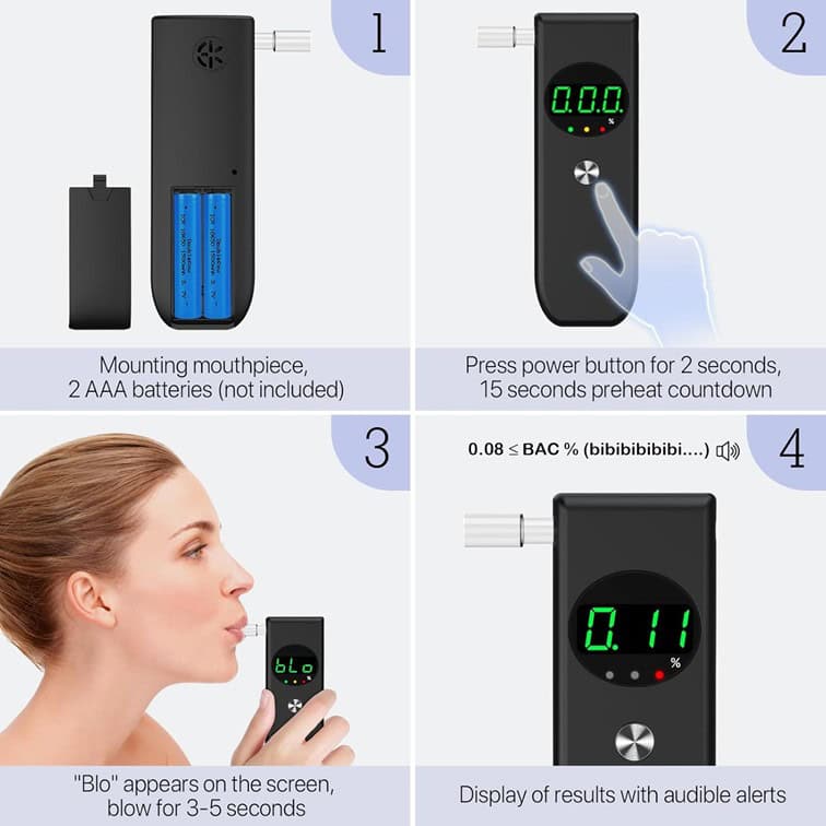 POWERTREND PROMILLO ALKOTESTER - Billede 4