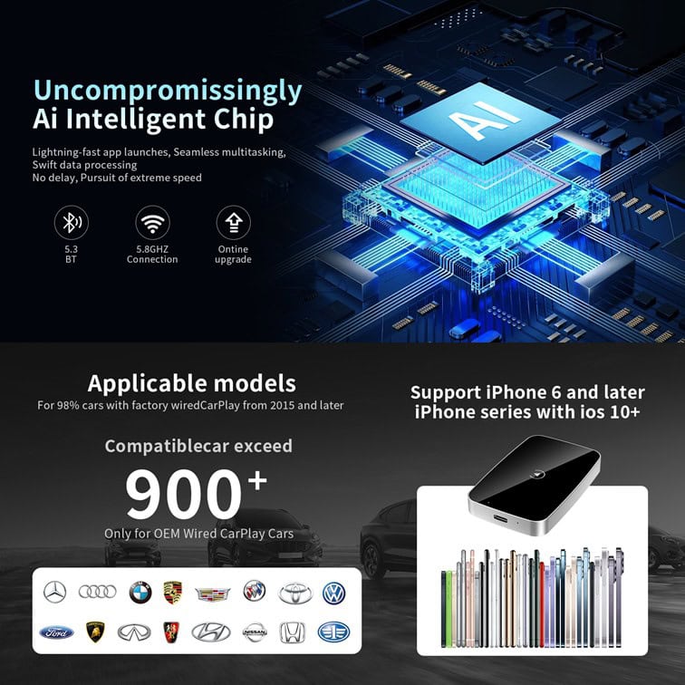 POWERTREND CARPLAY AI BOX - Billede 9