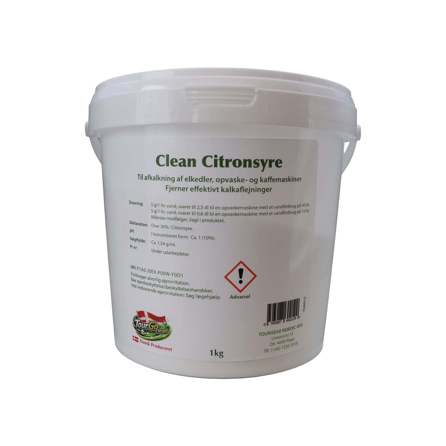 TOURGO CLEAN - Citronsyre 1 kg
