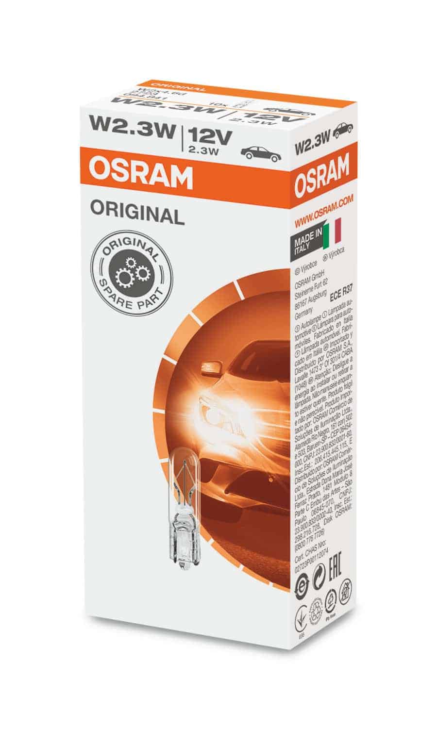 OSRAM PÆRE 2,3W 12V - Billede 3