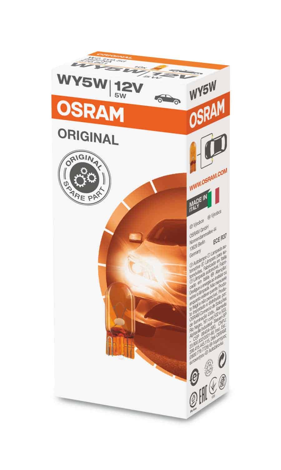 OSRAM PÆRE WY5W 12V - Billede 3
