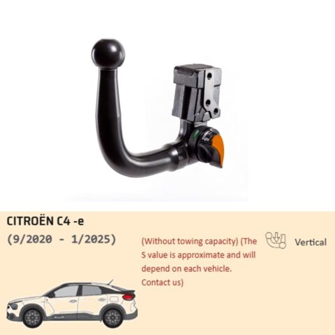 ARAGON AFTAGELIG CYKELTRÆK - CITROEN e-C4