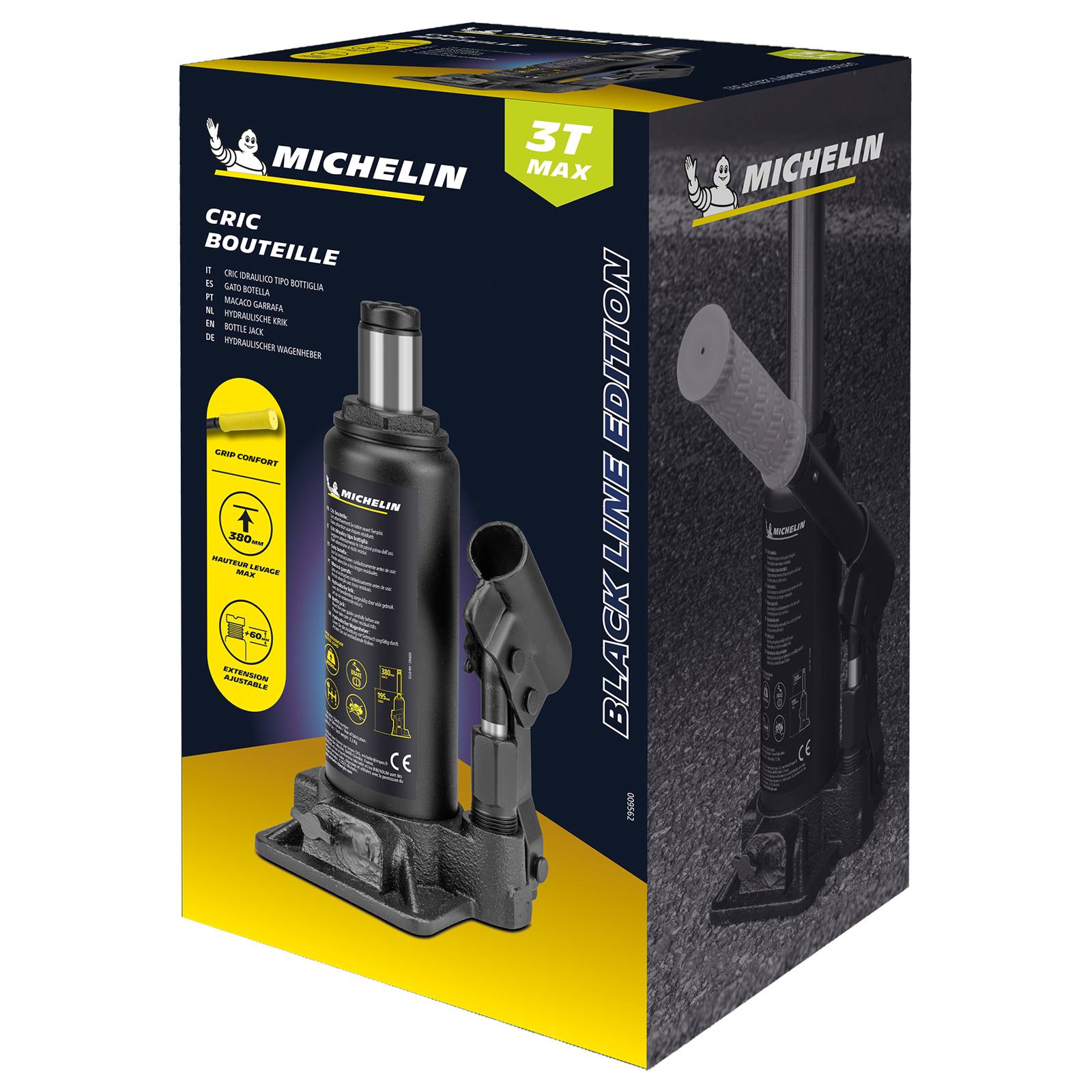 MICHELIN FLASKEDONKRAFT 3T - BLACK - Billede 2