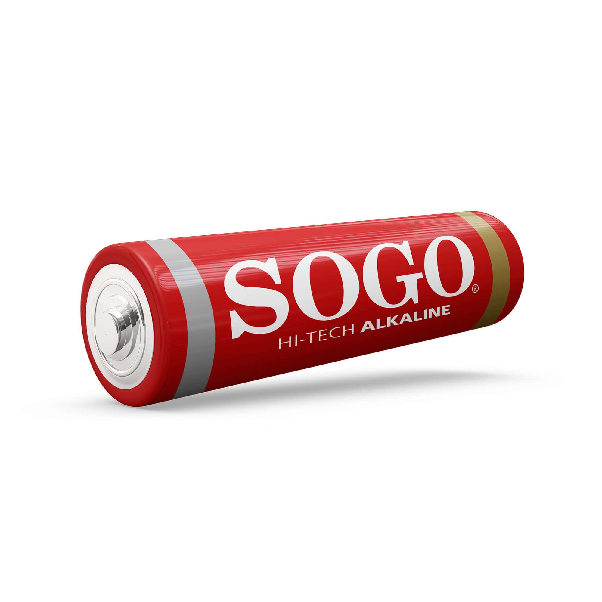 SOGO BATTERI AA LR6 - 4PK - Billede 2